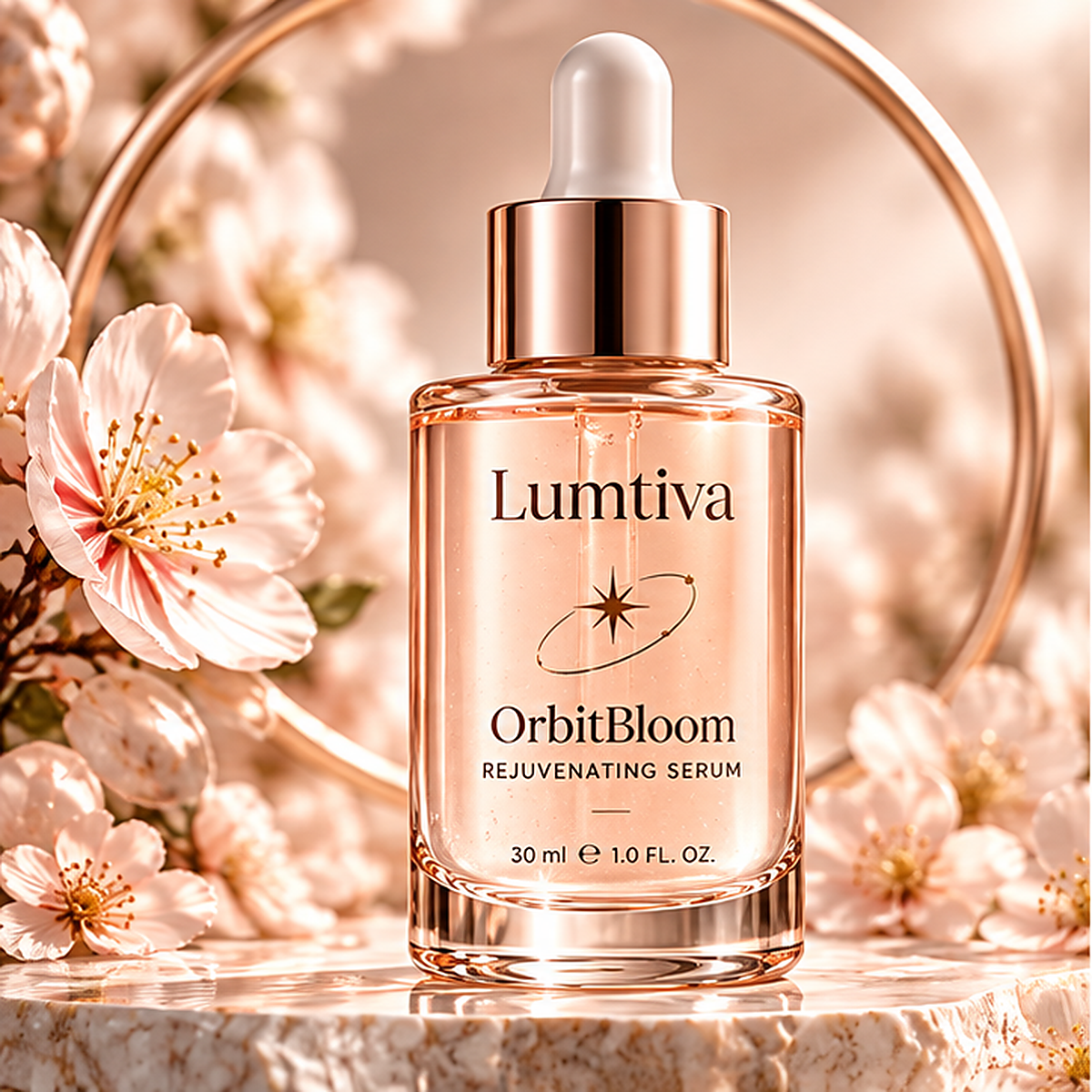 Lumtiva OrbitBloom Rejuvenating Serum – hero concept view
