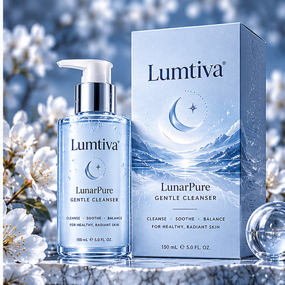 Lumtiva LunarPure Gentle Cleanser – packaging concept view