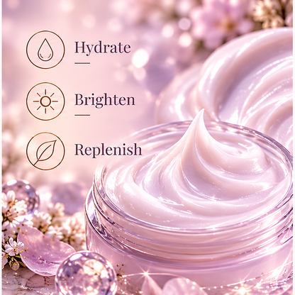 Lumtiva CelestialGlow Moisturizer – benefits and texture concept view