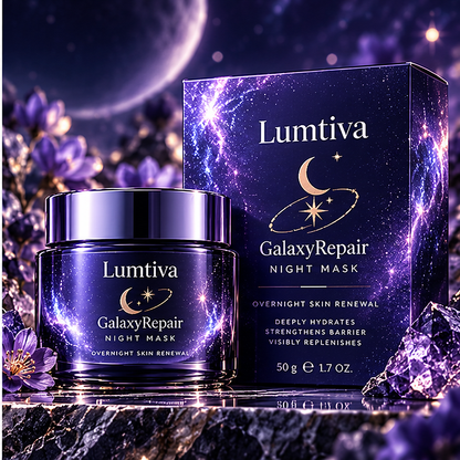 Lumtiva GalaxyRepair Night Mask – packaging concept view