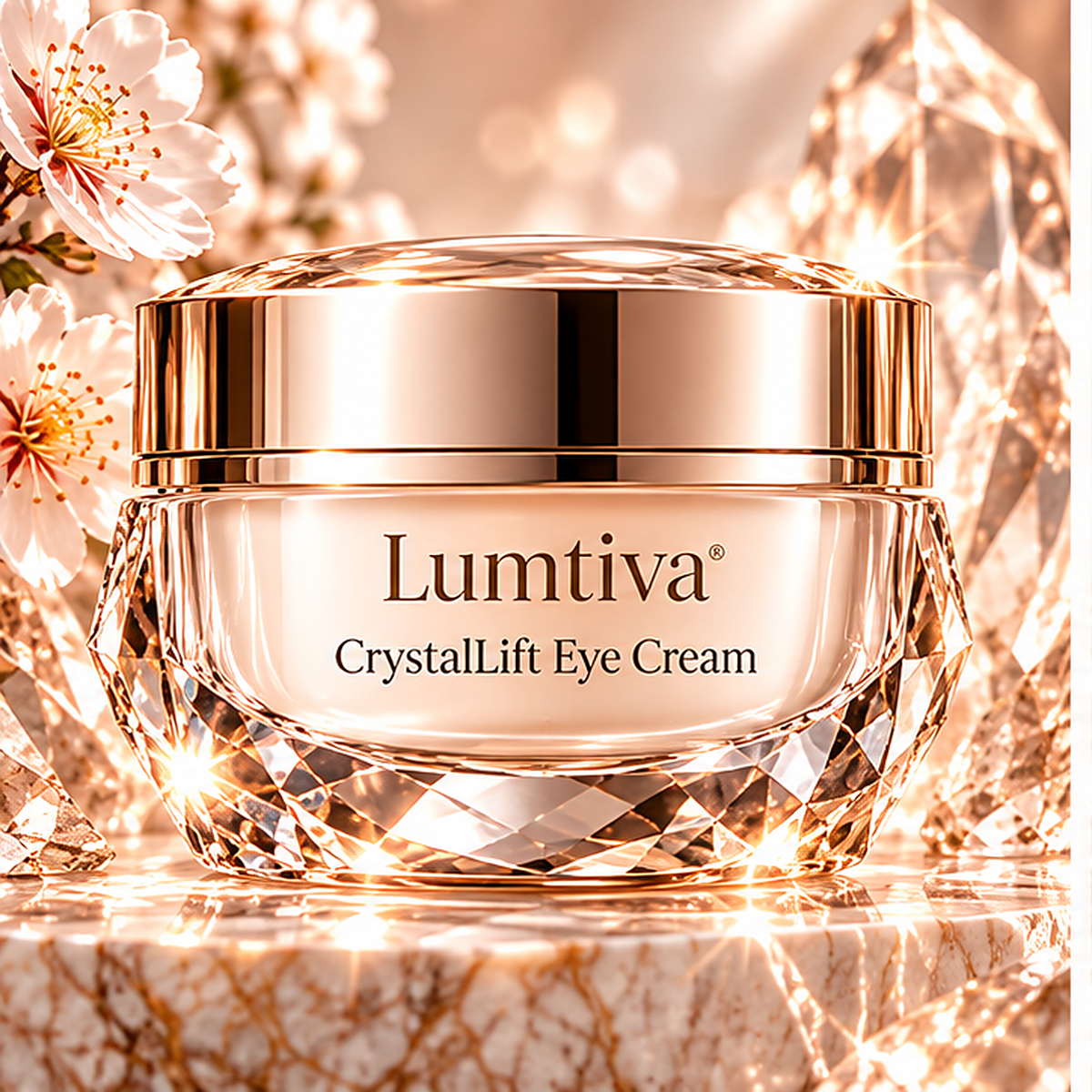 Lumtiva CrystalLift Eye Cream – hero concept view