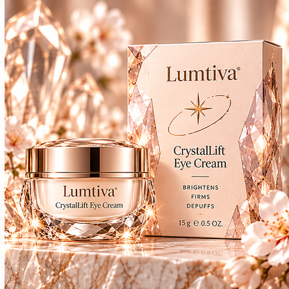 Lumtiva CrystalLift Eye Cream – packaging concept view