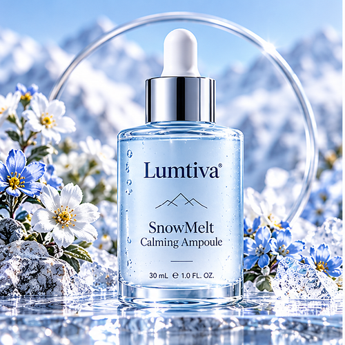 Lumtiva SnowMelt Calming Ampoule – hero concept view